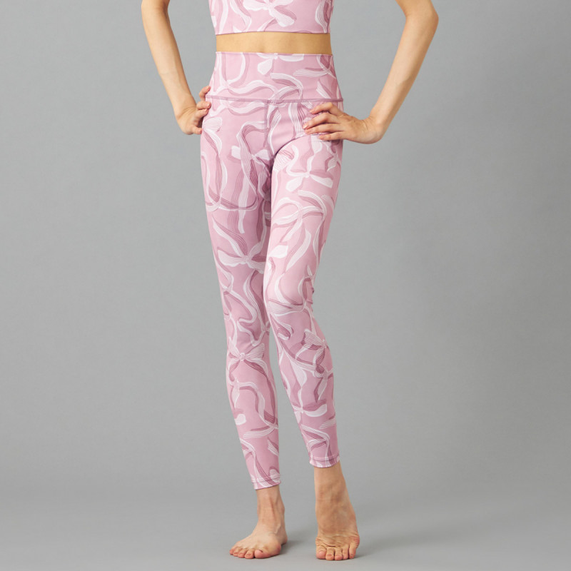 リボンプリントレギンス