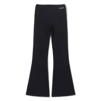 ブーツカットスパッツ(ブラック-S)