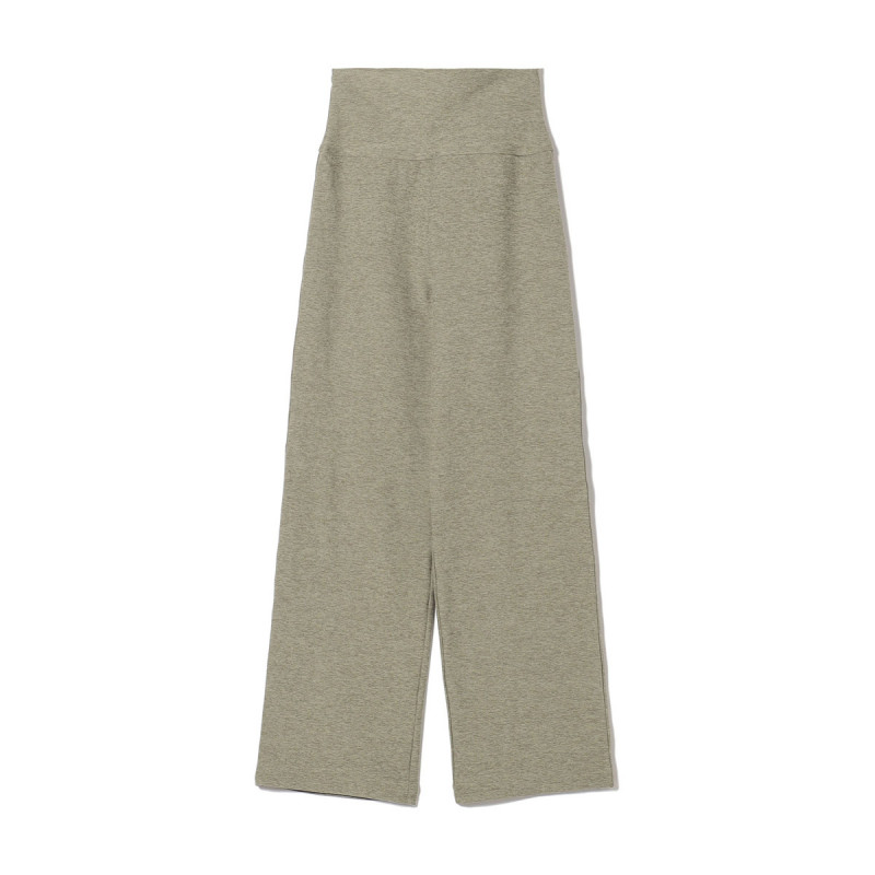 PeachMoku ストレートパンツ(カーキ杢-M)