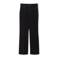 ★バレエデニム　スマートフレアロング(ダークブラック-0(S))