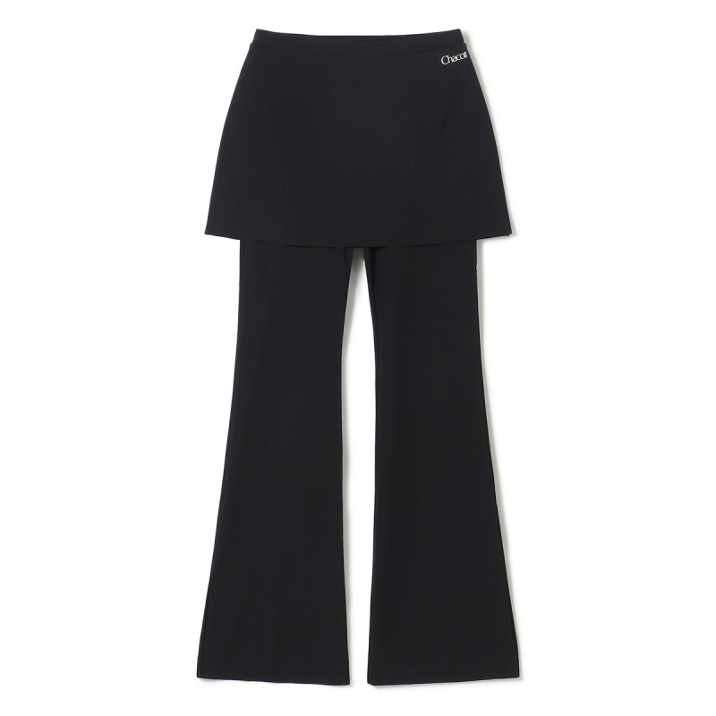 スカート付きスパッツ(ブラック-S)