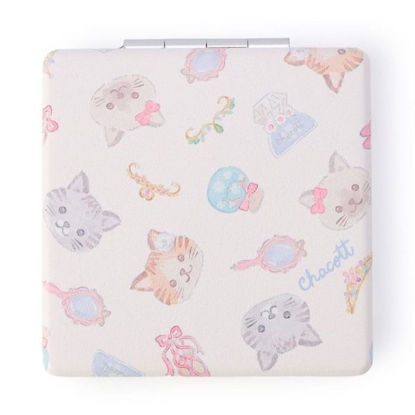 Catコンパクトミラー(オフホワイト-ー)