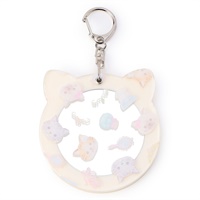 Catミラーチャーム(オフホワイト-ー)