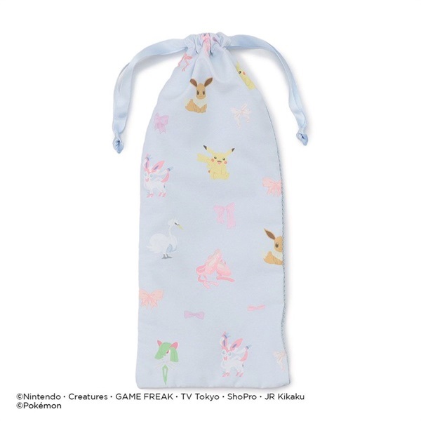 ポケモン半メッシュ巾着S(ベビーブルー)