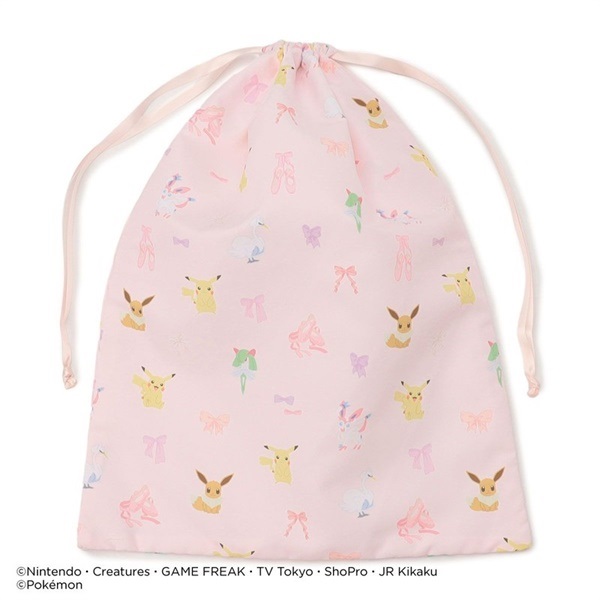 ポケモン巾着L(ロイヤルピンク)