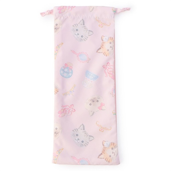 Cat半メッシュ巾着S(ロイヤルピンク-ー)