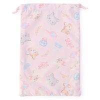 Cat半メッシュ巾着M(ロイヤルピンク-ー)