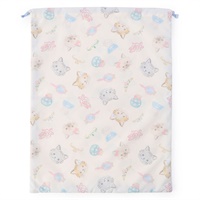 Cat巾着L(オフホワイト-ー)