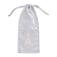 エッフェル半メッシュ巾着S(パールグレー-ー)