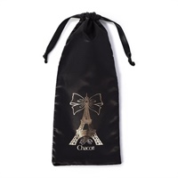 エッフェル半メッシュ巾着S(ブラック-ー)