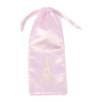 エッフェル半メッシュ巾着S(ピンク-ー)