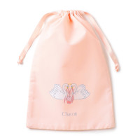 オデット半メッシュ巾着M(ロイヤルピンク--)