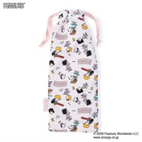 PEANUTS半メッシュ巾着S(オフホワイト--)