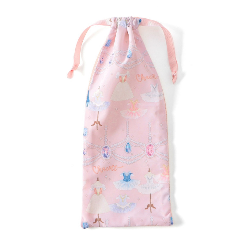 ジュエルチュチュ半メッシュ巾着S(ロイヤルピンク--)