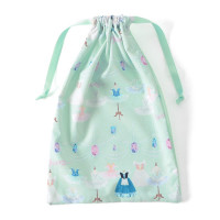 ジュエルチュチュ半メッシュ巾着M(アイスグリーン--)