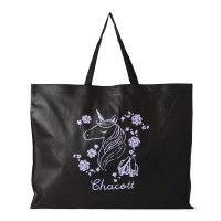 ★不織布衣装バッグＬ(ブラック--)