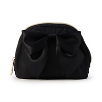 リボンポーチ(ブラック-ー)