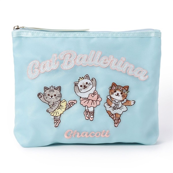 Catシアーポーチ(ベビーブルー-ー)