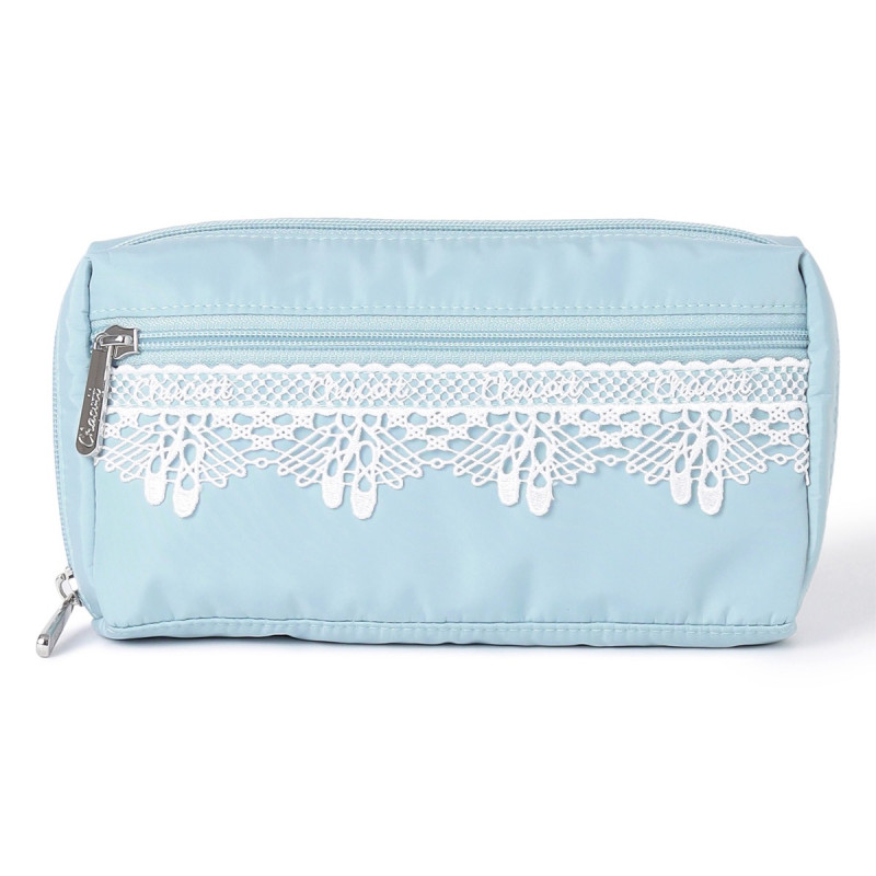 ポワントレースポーチ(ベビーブルー--)