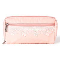 ポワントレースポーチ(サーモンピンク--)