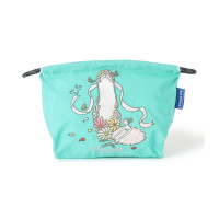 5/1 11時発売！【Ball＆Chain×湯浅望さん×Chacott】フラワーポワントポーチ(シーグリーン--)