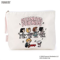PEANUTSシアーポーチ(オフホワイト--)