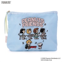 PEANUTSシアーポーチ(ベビーブルー--)