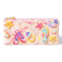 ウミトシンジュフラットポーチ(オフホワイト--)