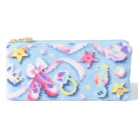 ウミトシンジュフラットポーチ(ベビーブルー--)