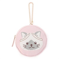 Cat ポーチチャーム(ロイヤルピンク--)