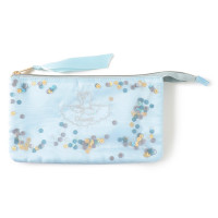 スパンコールポーチ(ベビーブルー--)