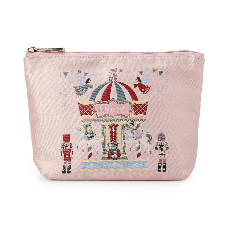 NUTCRACKER ポーチ(ロイヤルピンク--)