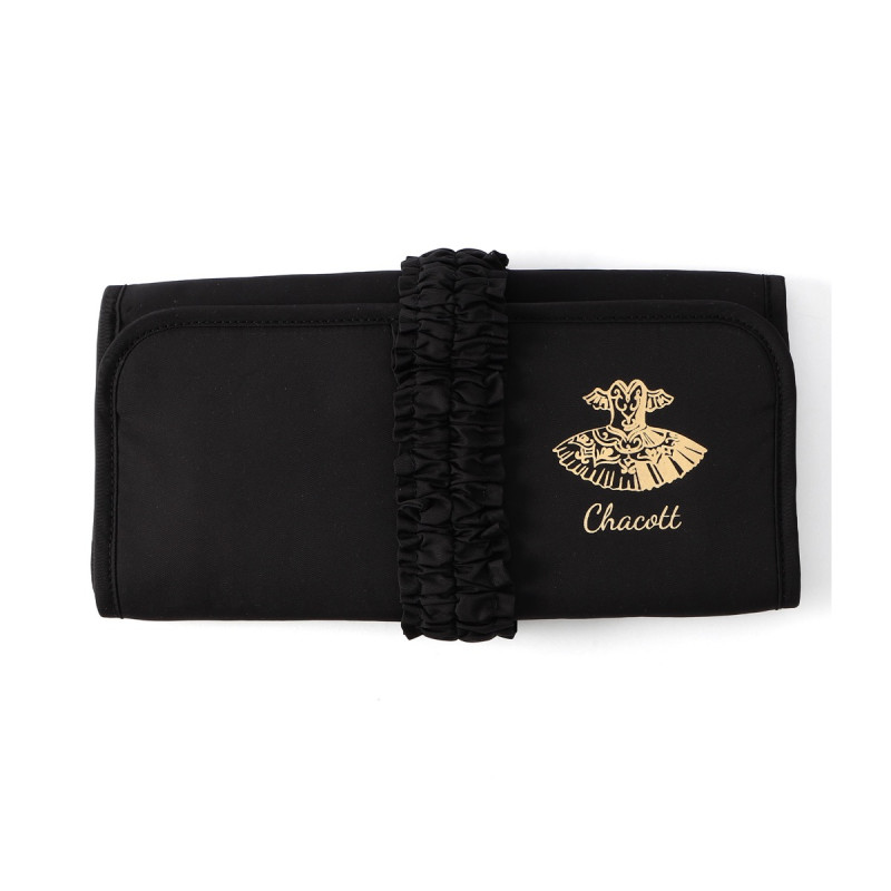 チュチュギャザーロールケース(ブラック--)