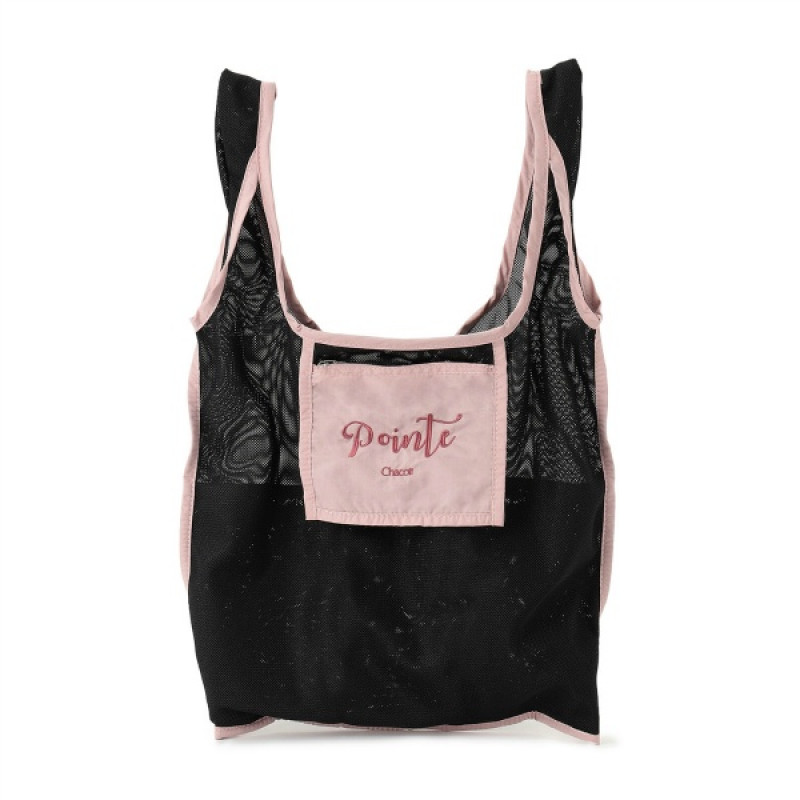 ポワントメッシュバッグ(ロイヤルピンク--)