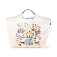 【Ball＆Chain】バルセロナトートバッグＬ(ホワイト-ー)