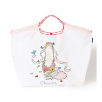 5/1 11時発売！【Ball＆Chain×湯浅望さん×Chacott】フラワーポワントトートバッグL(ホワイト--)