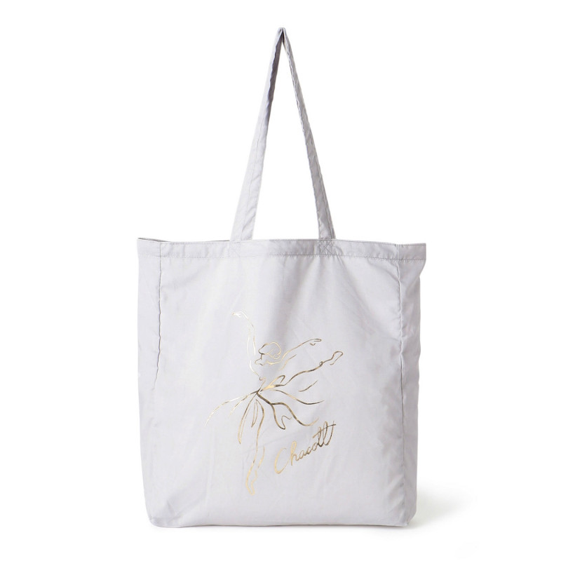 チャコットエコバッグ(バレリーナ)(パールグレー--)