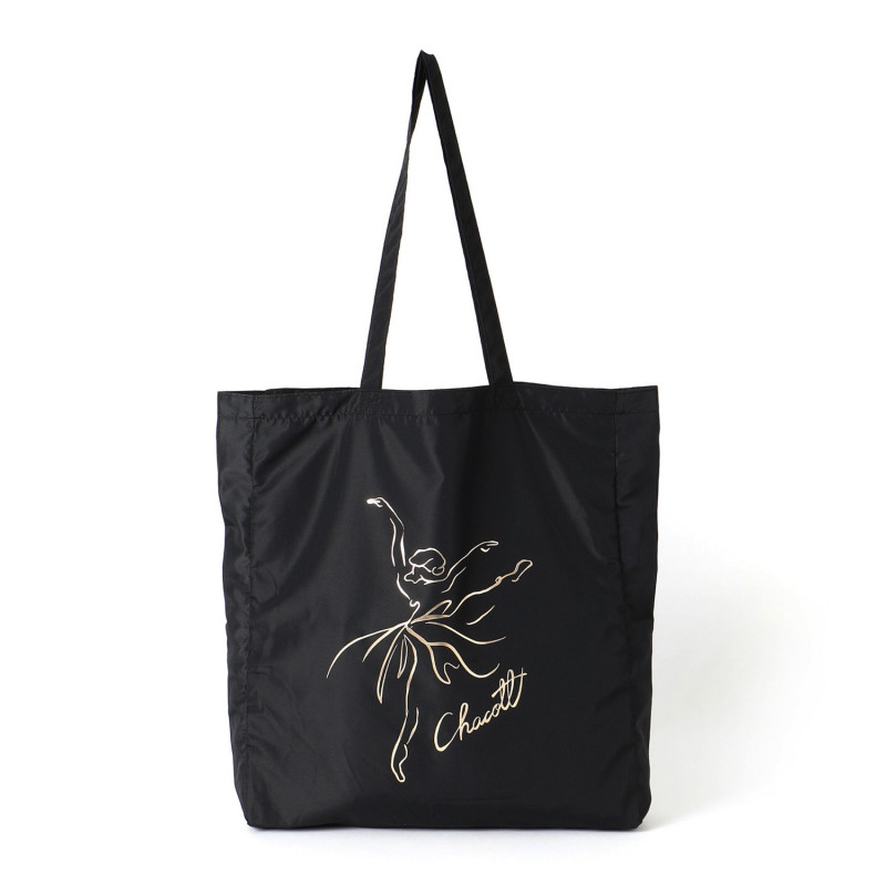 チャコットエコバッグ(バレリーナ)(ブラック--)