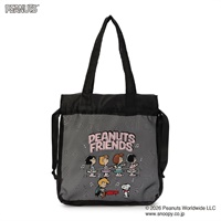 PEANUTSシアートートバッグ(ブラック--)