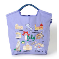 【Ball＆Chain】ItalyトートバッグM(ラベンダー--)