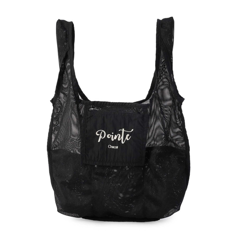 ポワントメッシュバッグ(ブラック--)