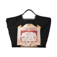 数量限定再入荷【Ball＆Chain】Cat トートバッグＬ(ブラック--)