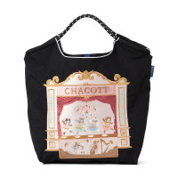 数量限定再入荷【Ball＆Chain】Cat トートバッグM(ブラック--)