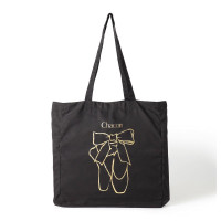 ポワントエコバッグ(ブラック--)