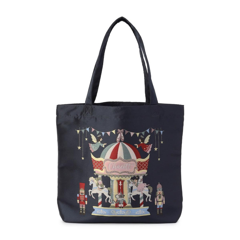 NUTCRACKER トートバッグM(ネイビー--)