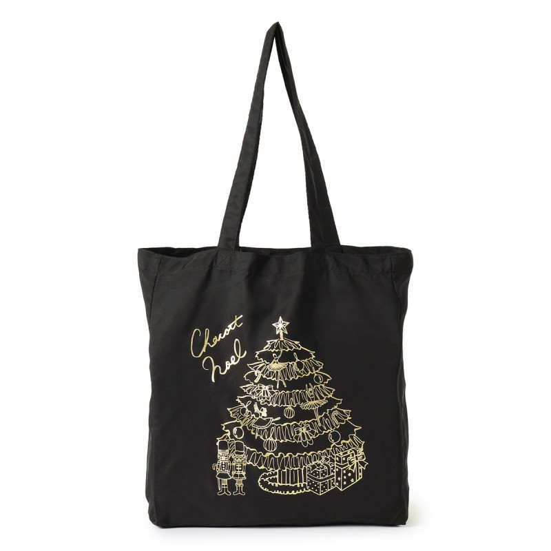 チュチュツリーエコバッグ(ブラック--)