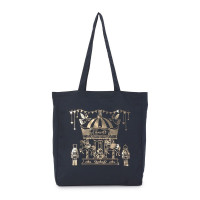 NUTCRACKER エコバッグ(ネイビー--)
