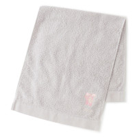 ポワントフェイスタオル(アッシュグレー--)