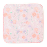 フラワーハンドタオル(ロイヤルピンク--)