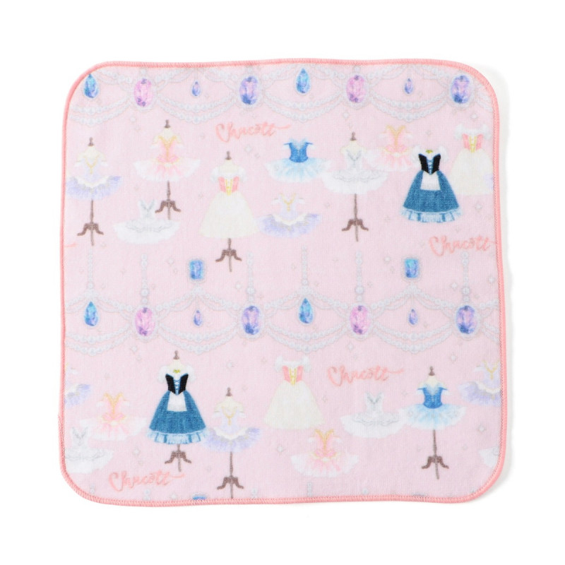 ジュエルチュチュハンドタオル(ロイヤルピンク--)